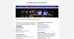 Desktop Screenshot of familienkonzerte.com